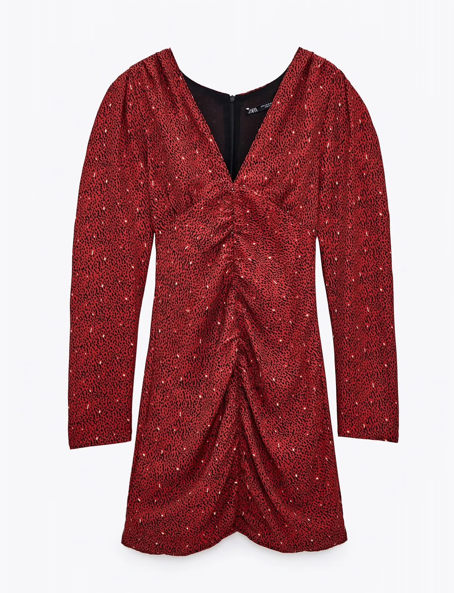 Blogger Red Black Printed Mini Dress - Image 6