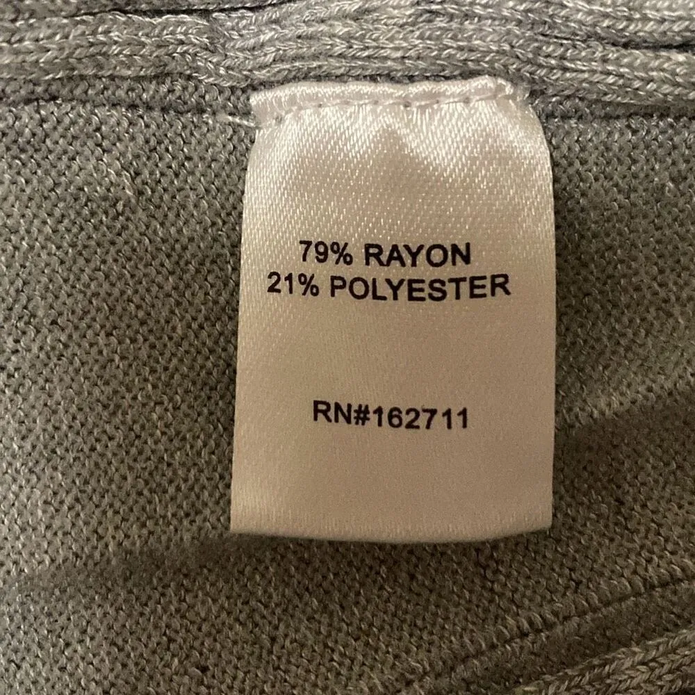 Love Ellie Samantha Open Front Cardigan Size Medium (Q3) NWT‎ Gray - Image 6