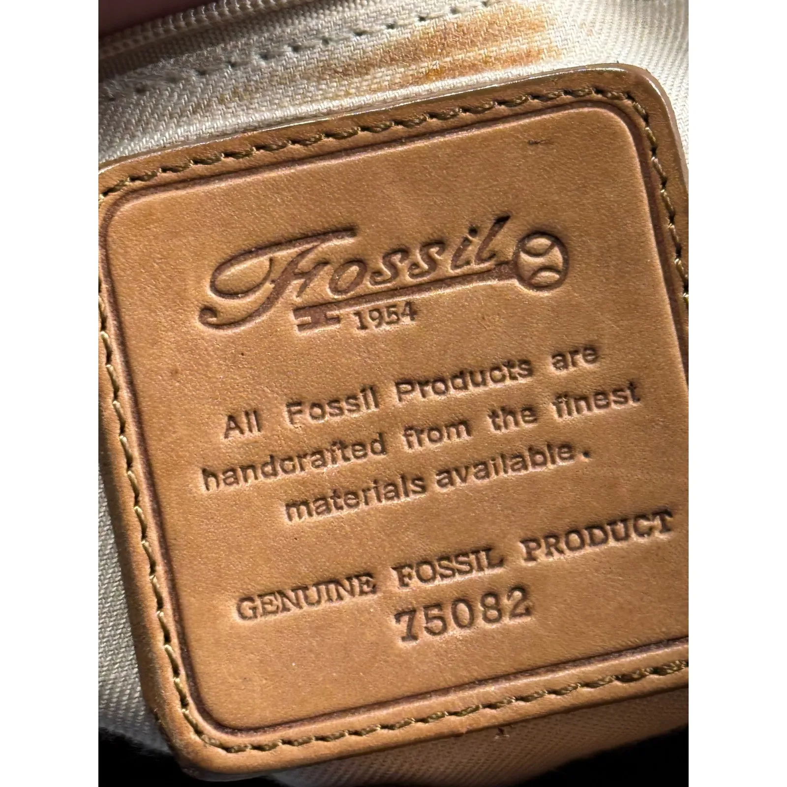 Fossil 75082 Woven Straw Tote Bag‎ with Round Handles and Crossbody Strap - Image 5