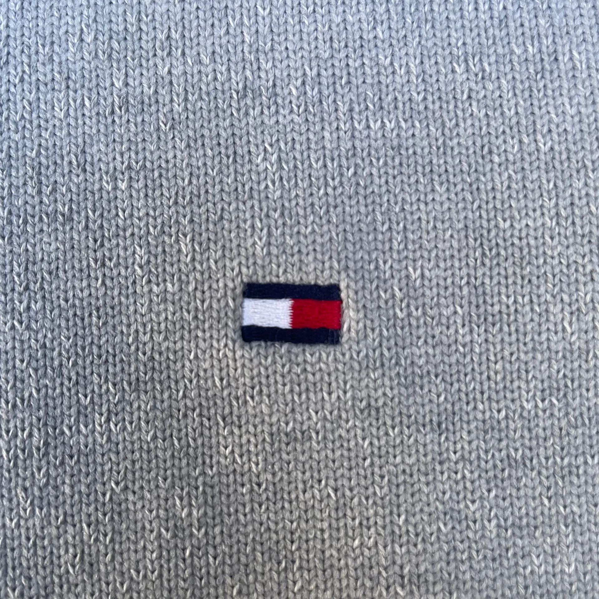 Tommy Hilfiger Vintage  Grey Zip Up Sweater Jacket - Image 6