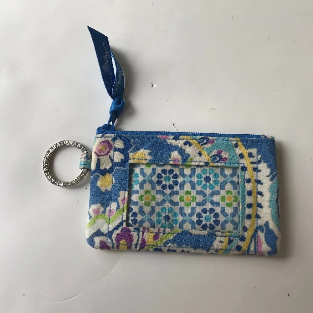 Key chain ID holder Floral Blue - Image 10