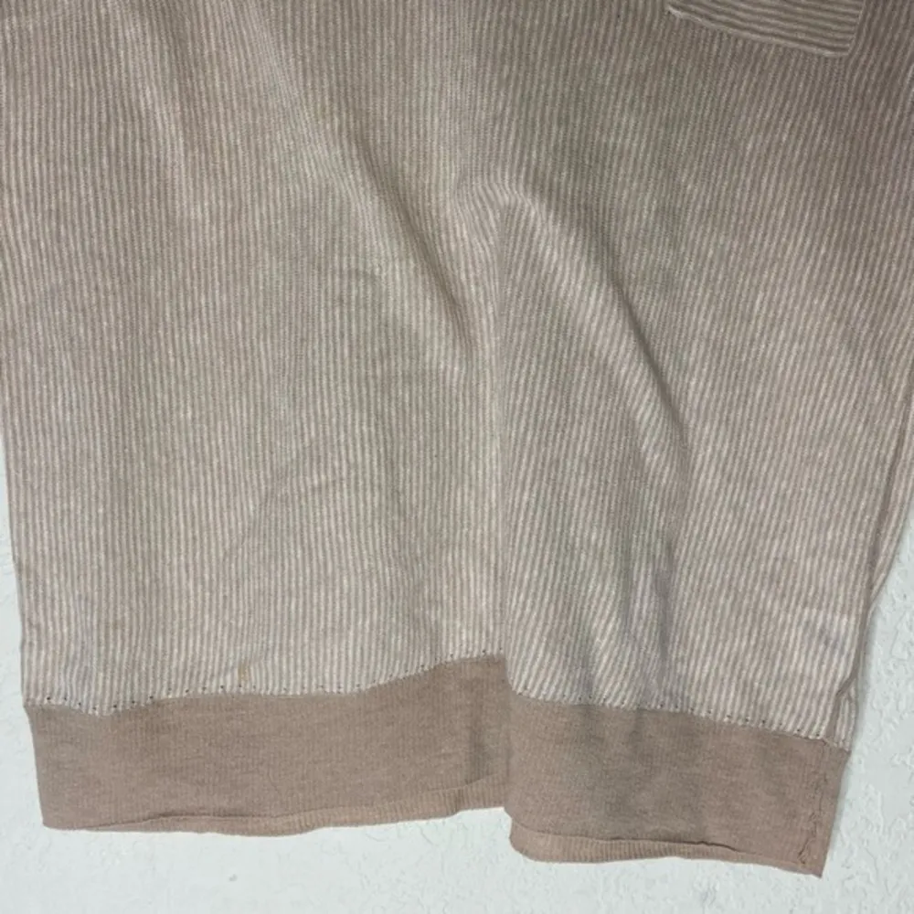 Brochu‎ Walker tan & white striped shirt - Image 4