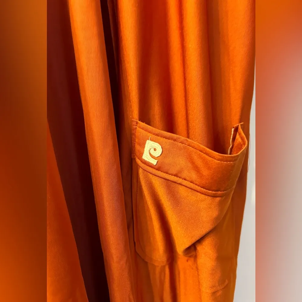 Pierre Cardin Vintage orange  
Robe with pockets - Image 3