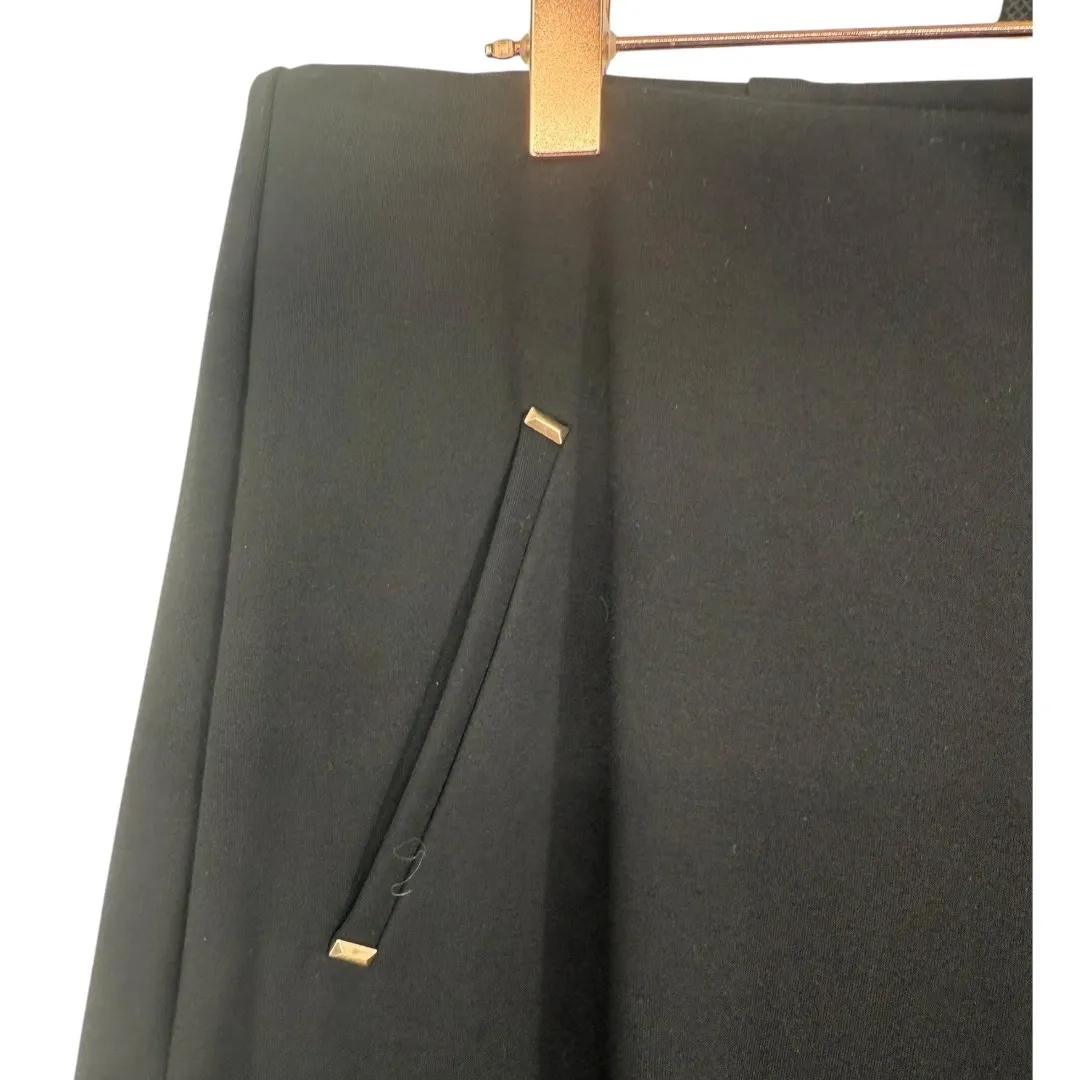 NWT Chicos So Slimming 360 Juliet Slim Trim Detail Pants Black Size 12P Casual - Image 9