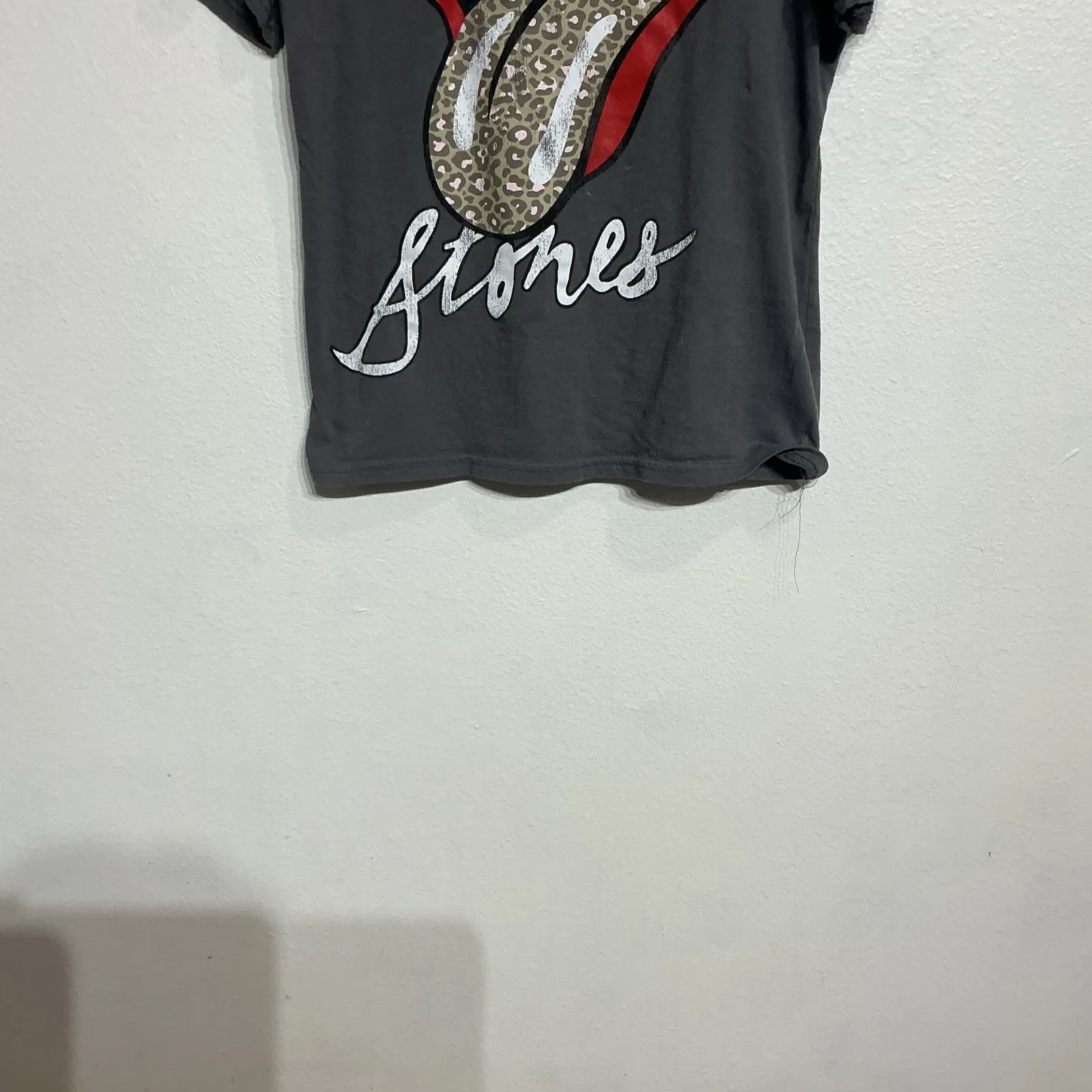 The Rolling Stones Gray Shirt Sz M - Image 4