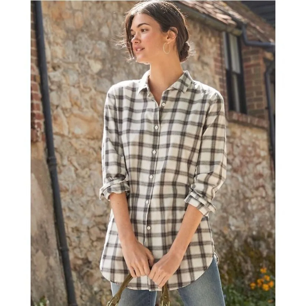 ✨Garnet Hill Essential Long Cotton Sz 6 Tunic✨ - Image 4