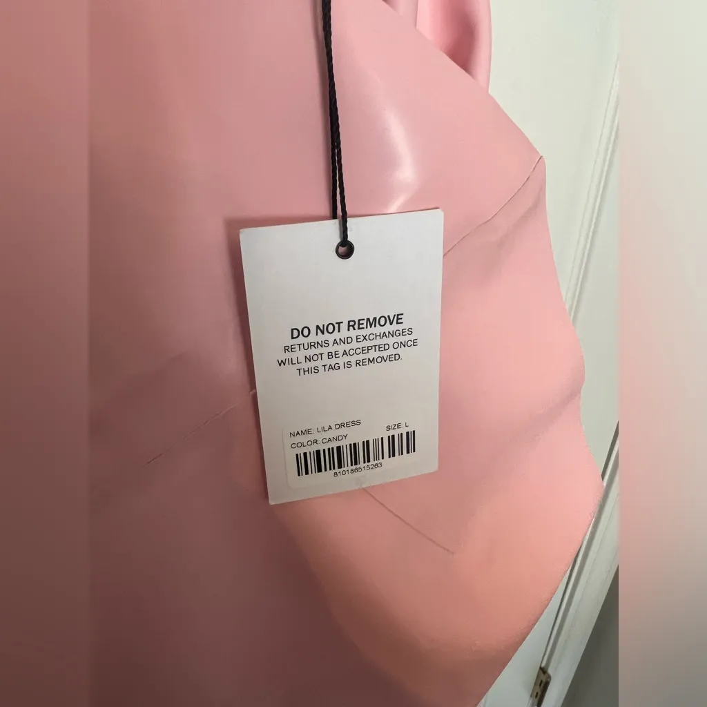 Miaou Lila Dress in Candy Pink Size L - Image 11