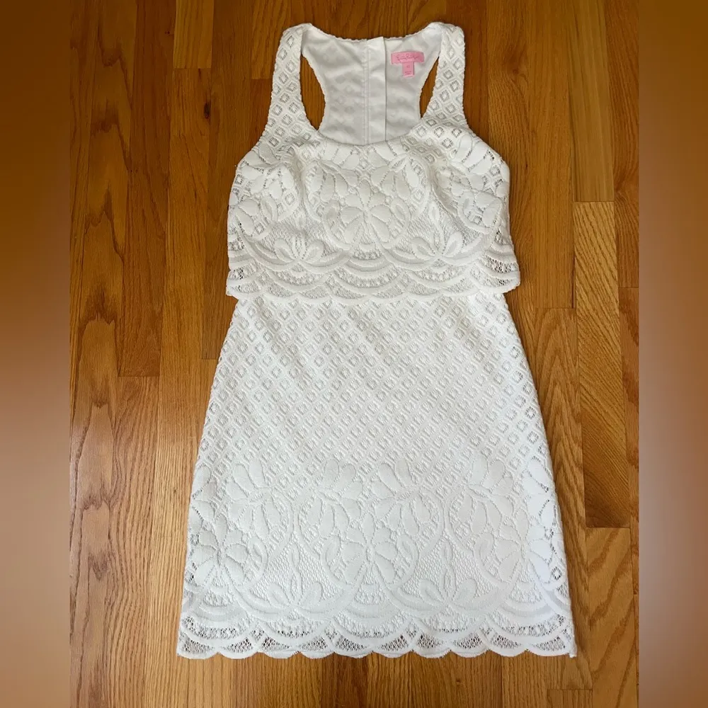 Lilly Pulitzer Paradise Island Engineered Lace Stelle Dress in Resort White - Image 5