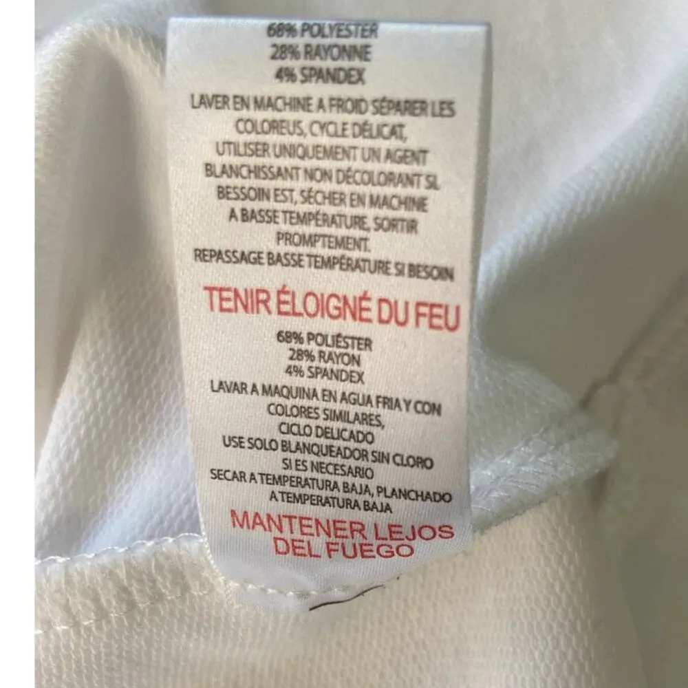 Rae Dunn Be Proud Sweatshirt Womens L White Rainbow Long Sleeve Soft Stretch - Image 11