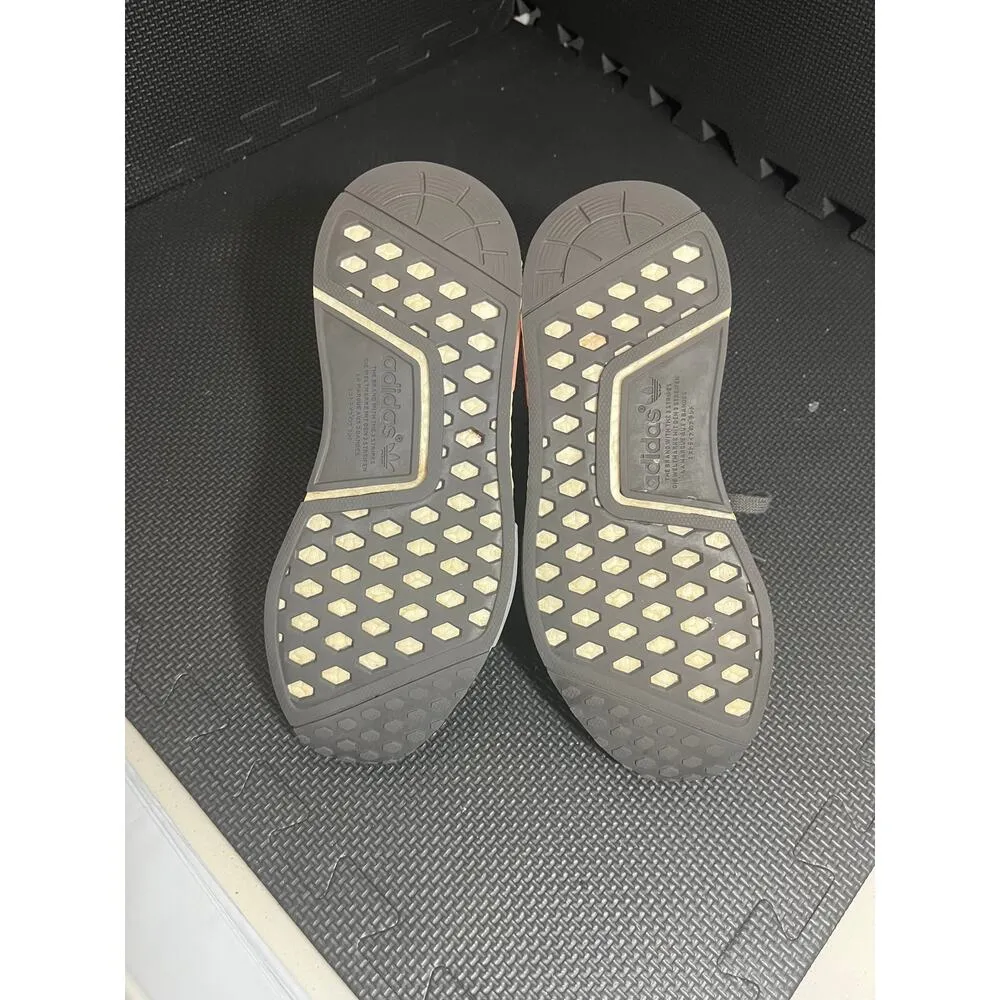 Adidas NMD_R1 W Heather Grey Raw Pink White Running BY9647 (413) Women's Shoes 7 - Image 5