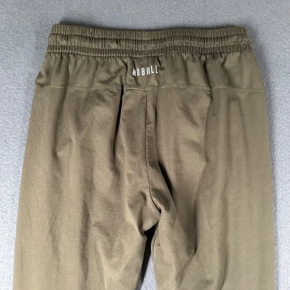 No Bull Womens XS Green Pull On Elastic Drawstring Joggers Pockets Pants Workout - Image 9
