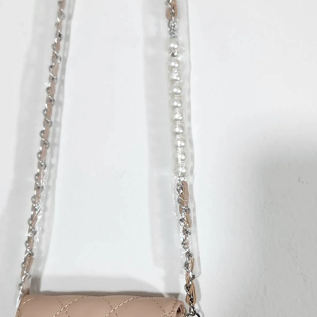 Badgley Mischka Nude Pink Crossbody Bag NWT Phone Case Bag Christmas Gift - Image 5