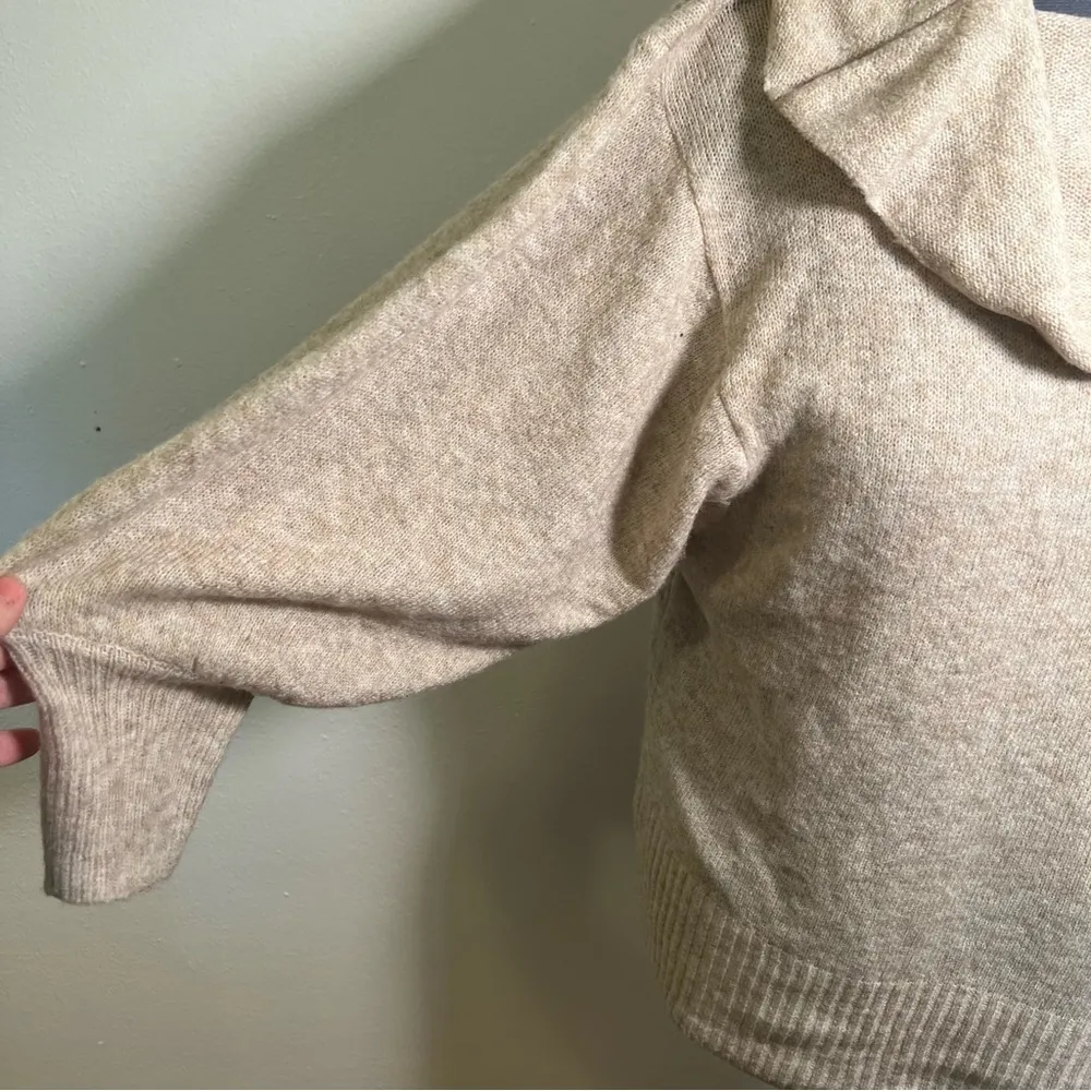 Cato Cowl Neck Sweater Oatmeal Beige - Image 6