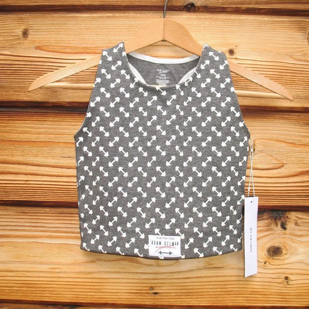 NWT Adam Selman Sport Racer Crop Top Sports Bra Revolve - Image 3