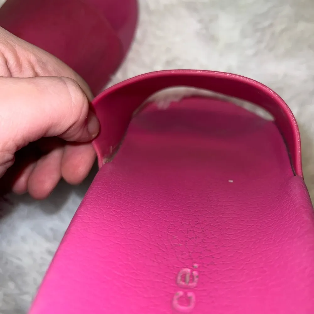 Vince Bright Pink Slide Sandals Slip On Summer Shoe size 6 / 36 - Image 4