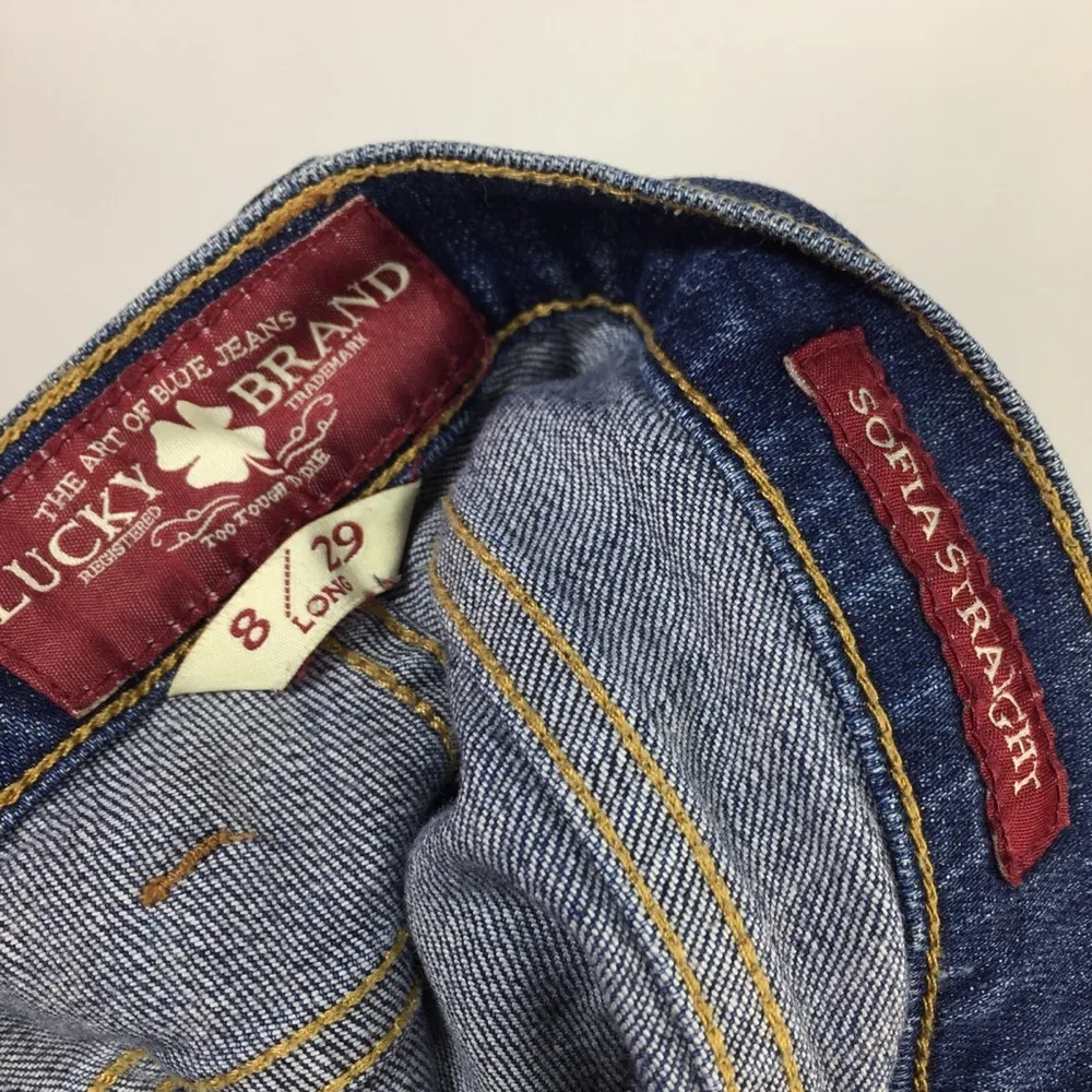 Lucky Brand Sofia Straight Jeans Size 8/29 - Image 3