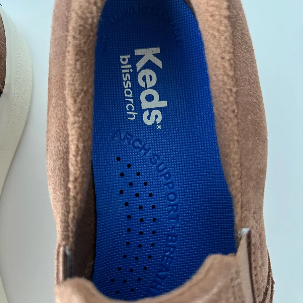 Keds pursuit suede leather slip on sneakers shoes 6 NEW - Image 9