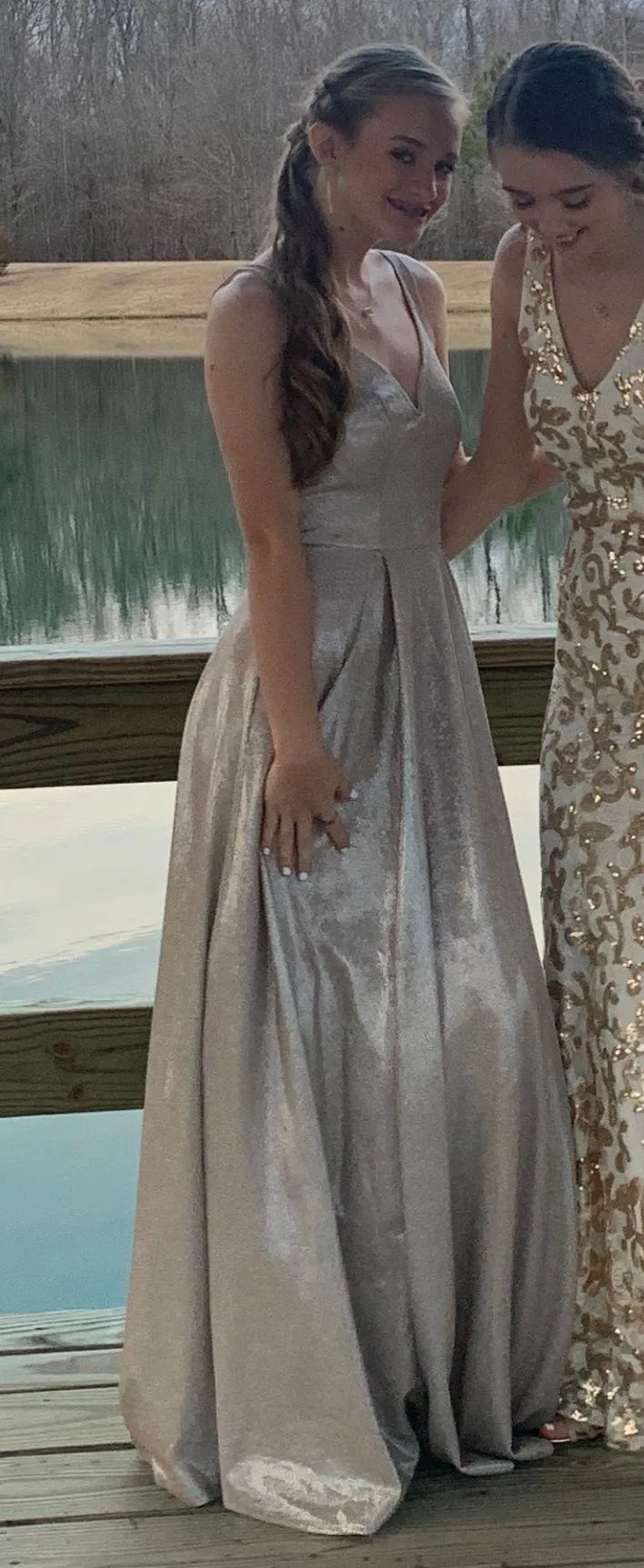 B. Smart prom dress gold - Image 3