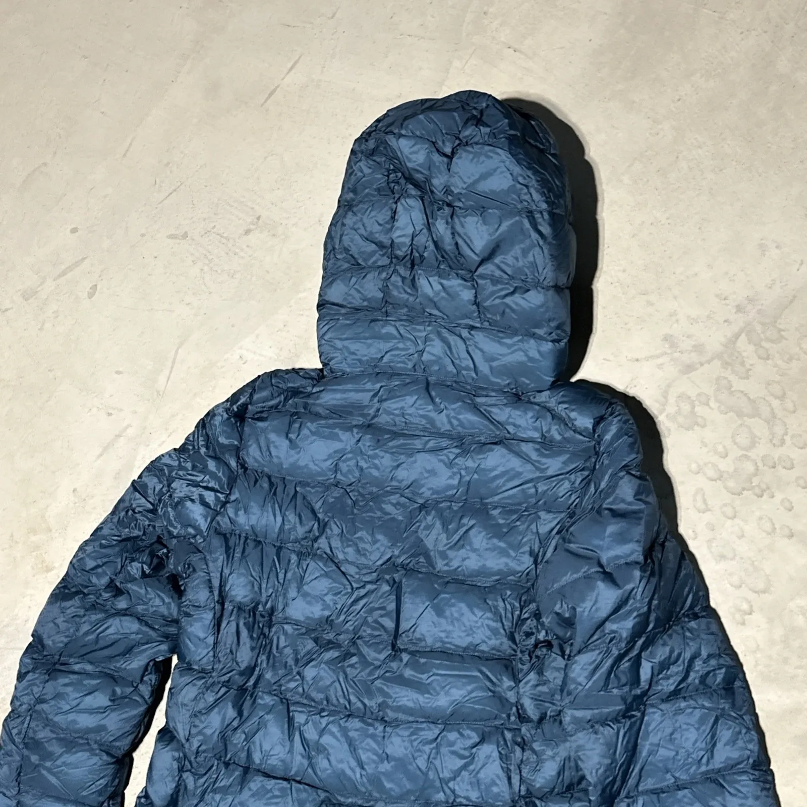 Uniqlo Down Puffer Hooded Jacket Ultra Light Womens SZ XS Full Zip Pockets - Image 11