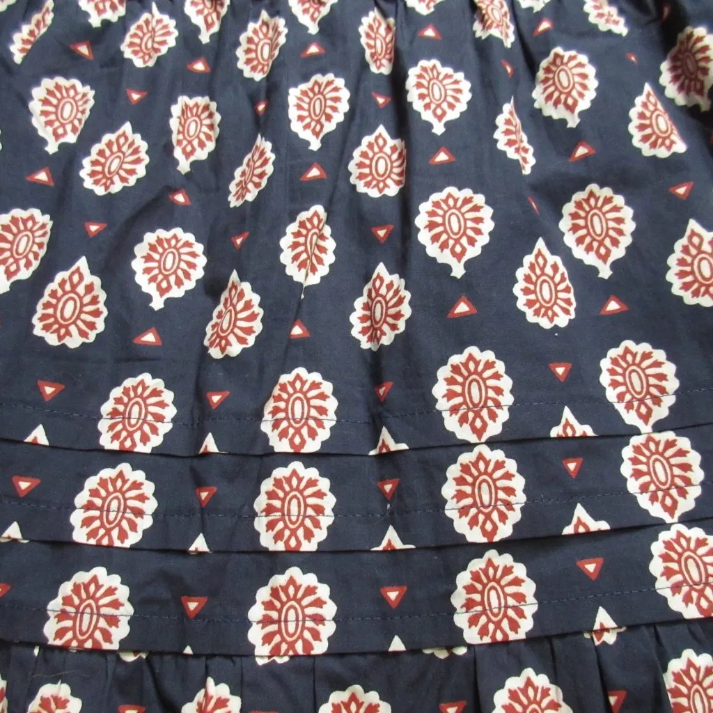 NWT Anthropologie Maeve Somerset Maxi in Navy Medallion Print Cotton Dress S - Image 5