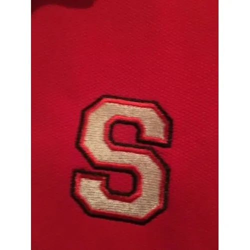 Nike Dri-Fit Adult Short Sleeve Polo Shirt Size Medium Red - Image 5