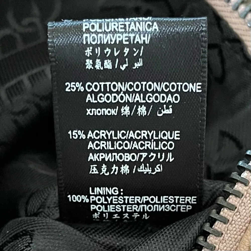 BCBGeneration Zipper Rhinestone Clutch in Nude - Image 5