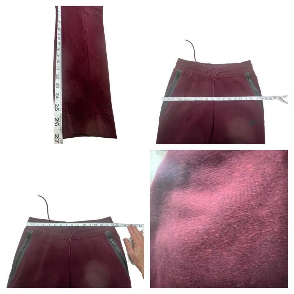 Nike Womans Sweatpants* Drawlstring Waist * Burgundy Sz M ** - Image 5