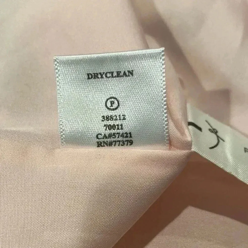 Ann Taylor Pink Paisley Bohemian V-Neck Zippered Back Shift Dress Size S Small - Image 5