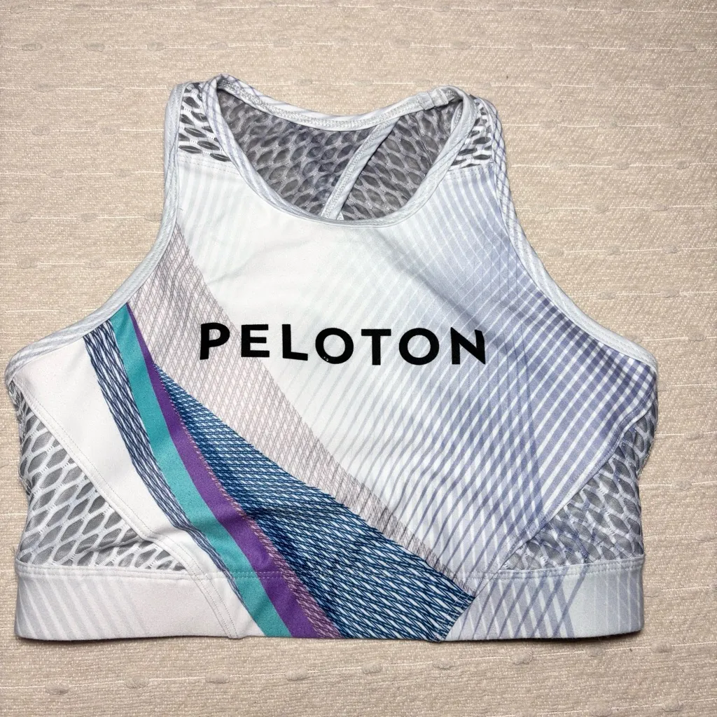 Peloton Women's Multicolor Sports Bra‎ Size S - Image 3
