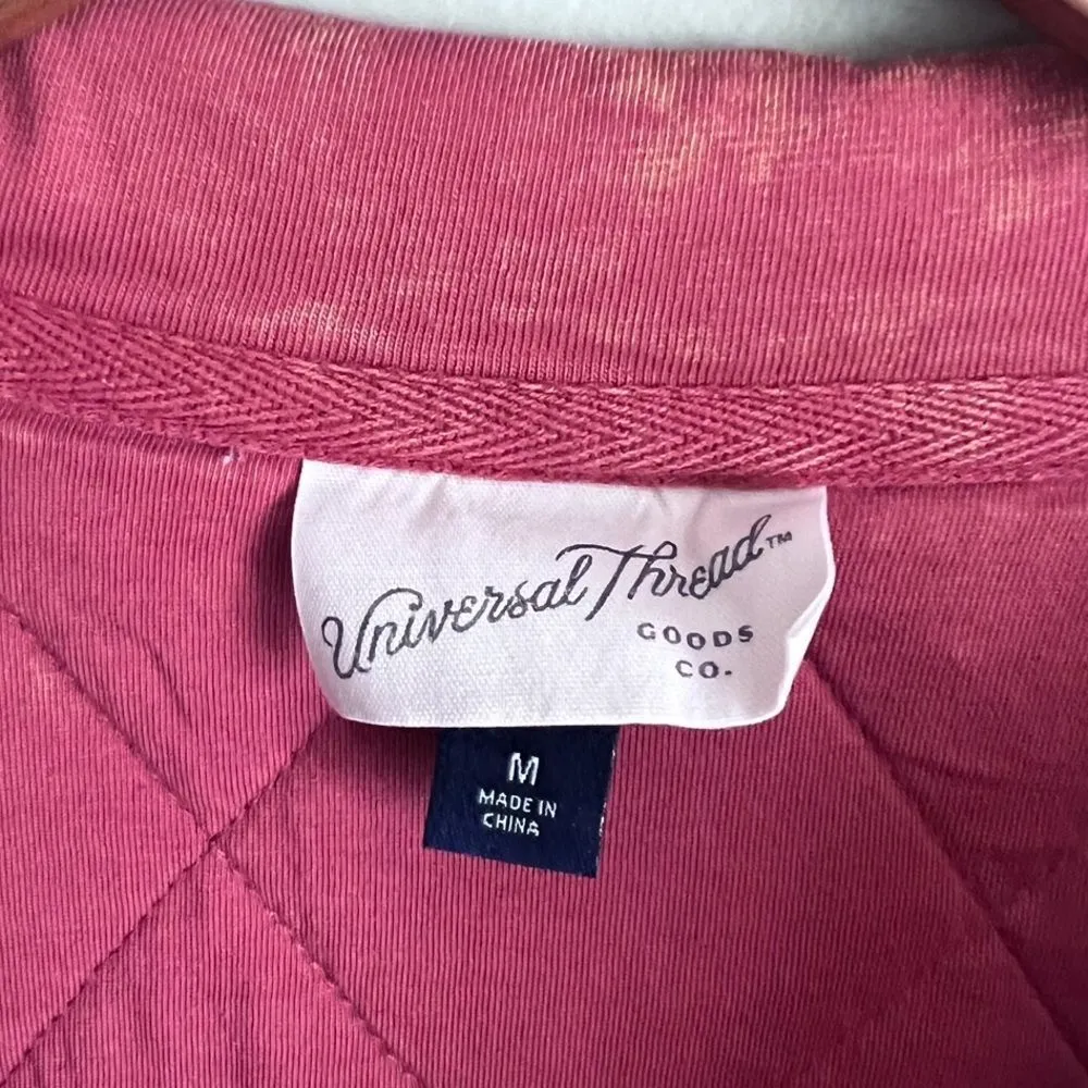 Universal Thread Quarter Zip Quilted Pullover Size Medium - Image 6