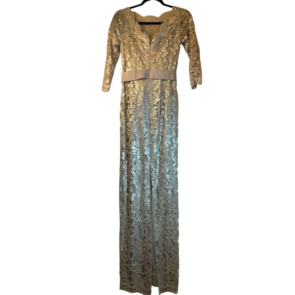 Waverly Sequin Embroidered Gown - Size 2 - Image 5