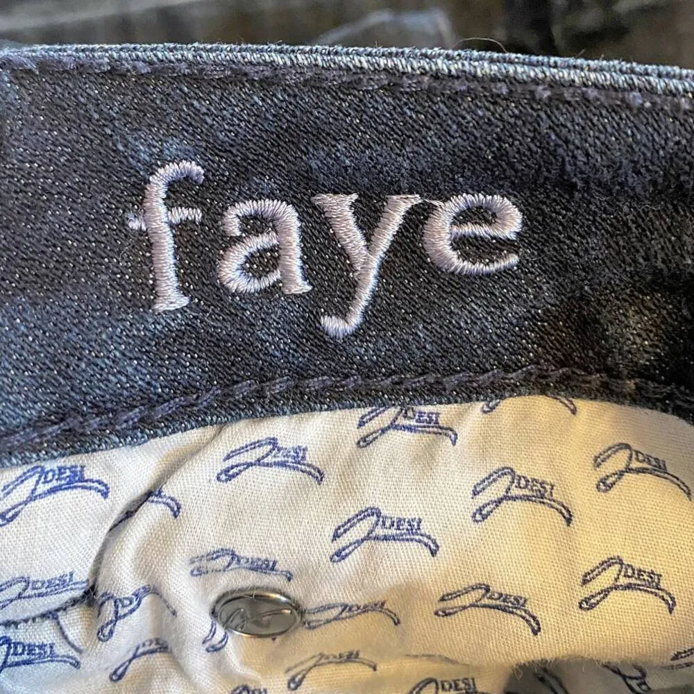 DESI Faye Denim Dark Blue Wash Jeans ~ Women's Size 6P - Image 5