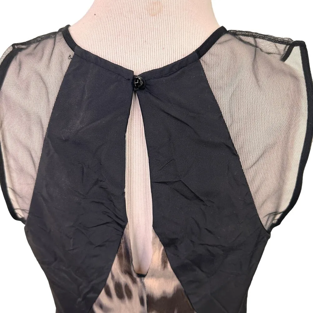 Tracy Reese Silk Ruffle Sheer Dress Size Small - Image 5