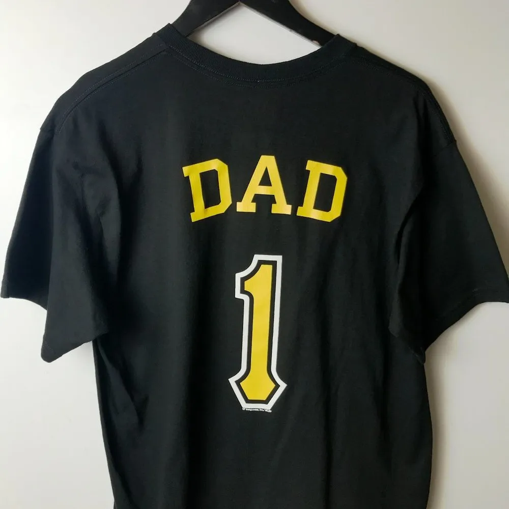NEW Pittsburgh Pirates Dad 1 T Shirt Black Large L MLB Graphic Tee 100% Cotton - Image 6