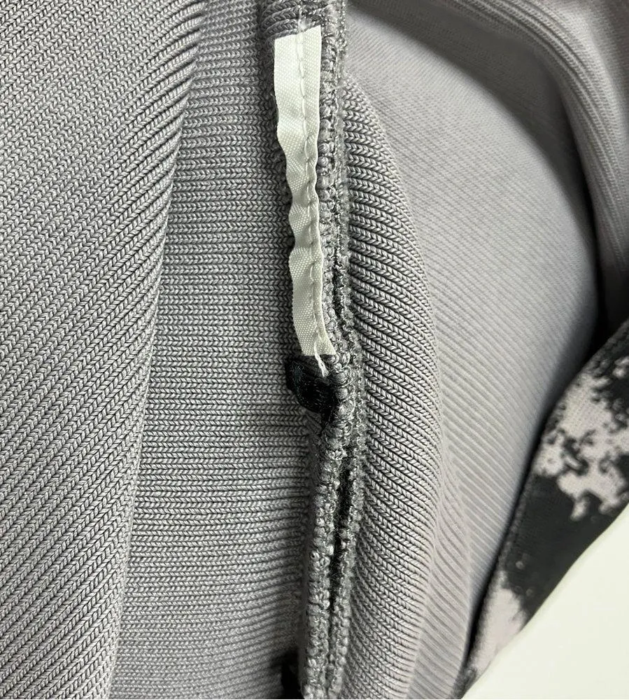 BCBGMaxAzria | Black & Gray Abstract One Shoulder Bandage Dress - Image 5