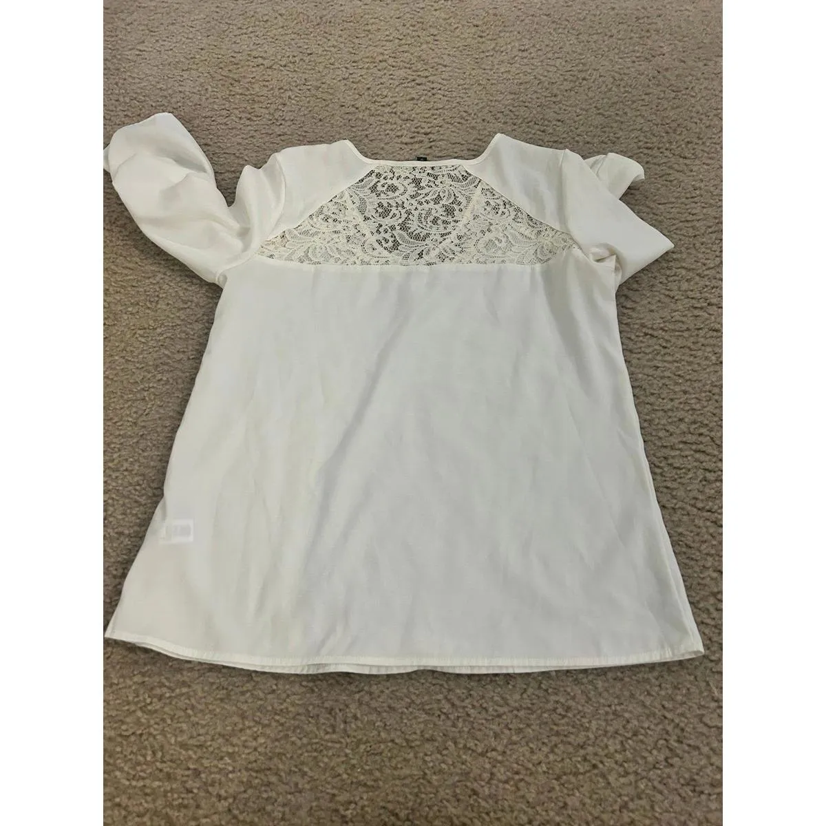 Ab21 top shirt woman white xs cute 3/4 sleeve - Image 5