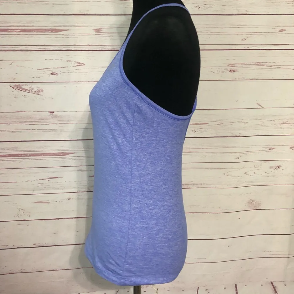Lorna Jane Periwinkle Strappy Racerback  Workout Tank - Image 3