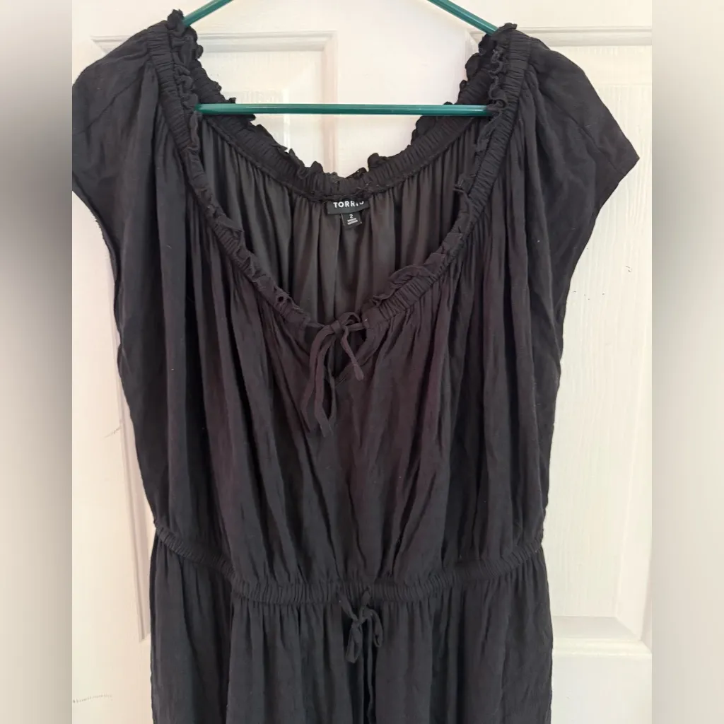 Torrid Maxi Textured Woven Double Slit Dress - Image 4