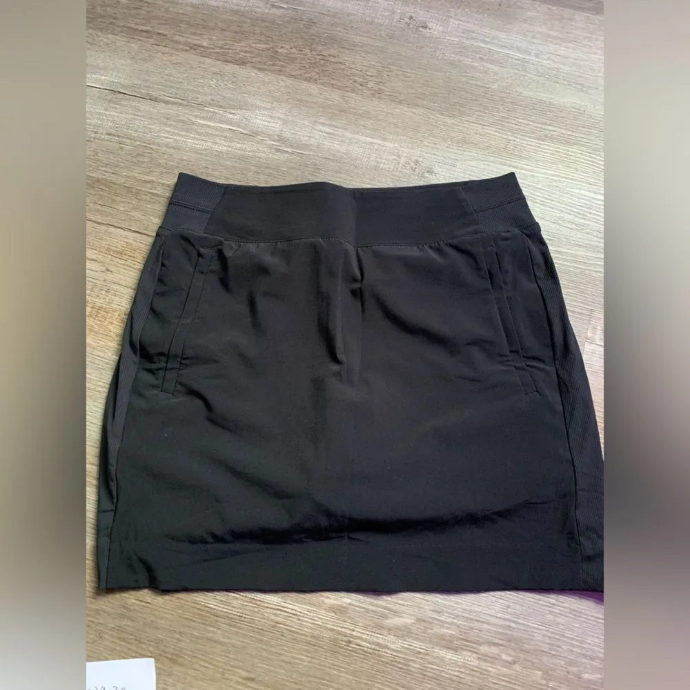Athleta Brooklyn Skort Athletic Tennis Skirt Activewear Workout Black Size 6 - Image 10