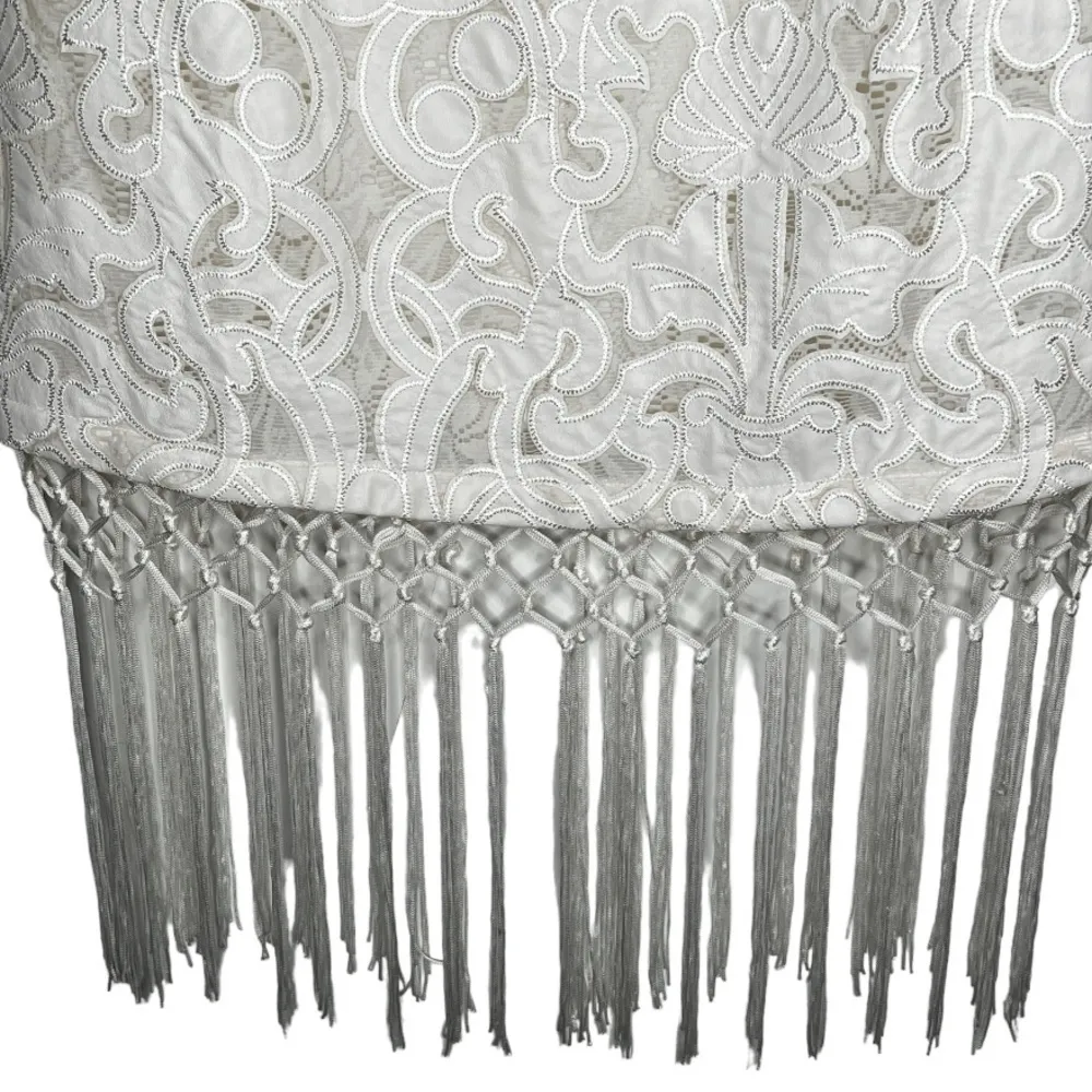 Miss Me Lace Top with‎ Long Fringe - Image 3