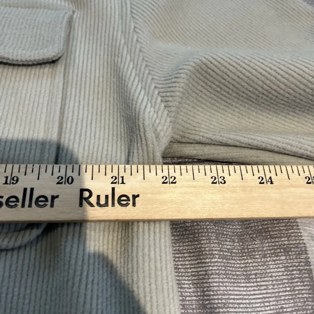 Allie Rose women's L pocketed collard long sleeve shacket NWT - Image 5