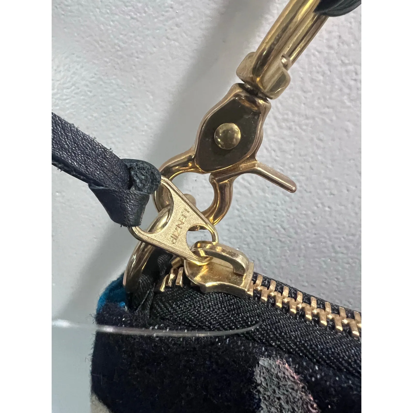 RAIS CASE Wool Crossbody Bag Made in USA Pendleton Style Leather Strap Southwest - Image 15