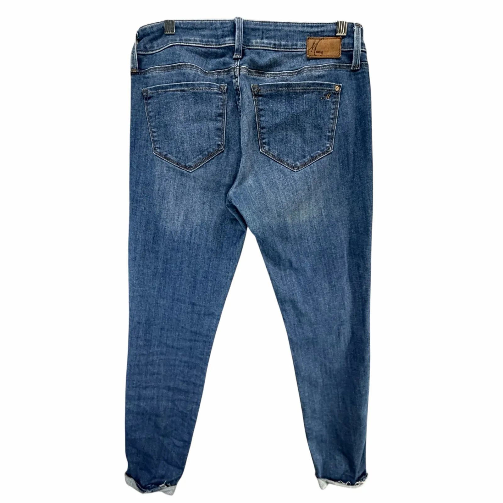 Mavi Alexa Ankle Skinny Jeans Womens 28 Blue Roll Up Hem Y2K Soft Grunge Casual - Image 3