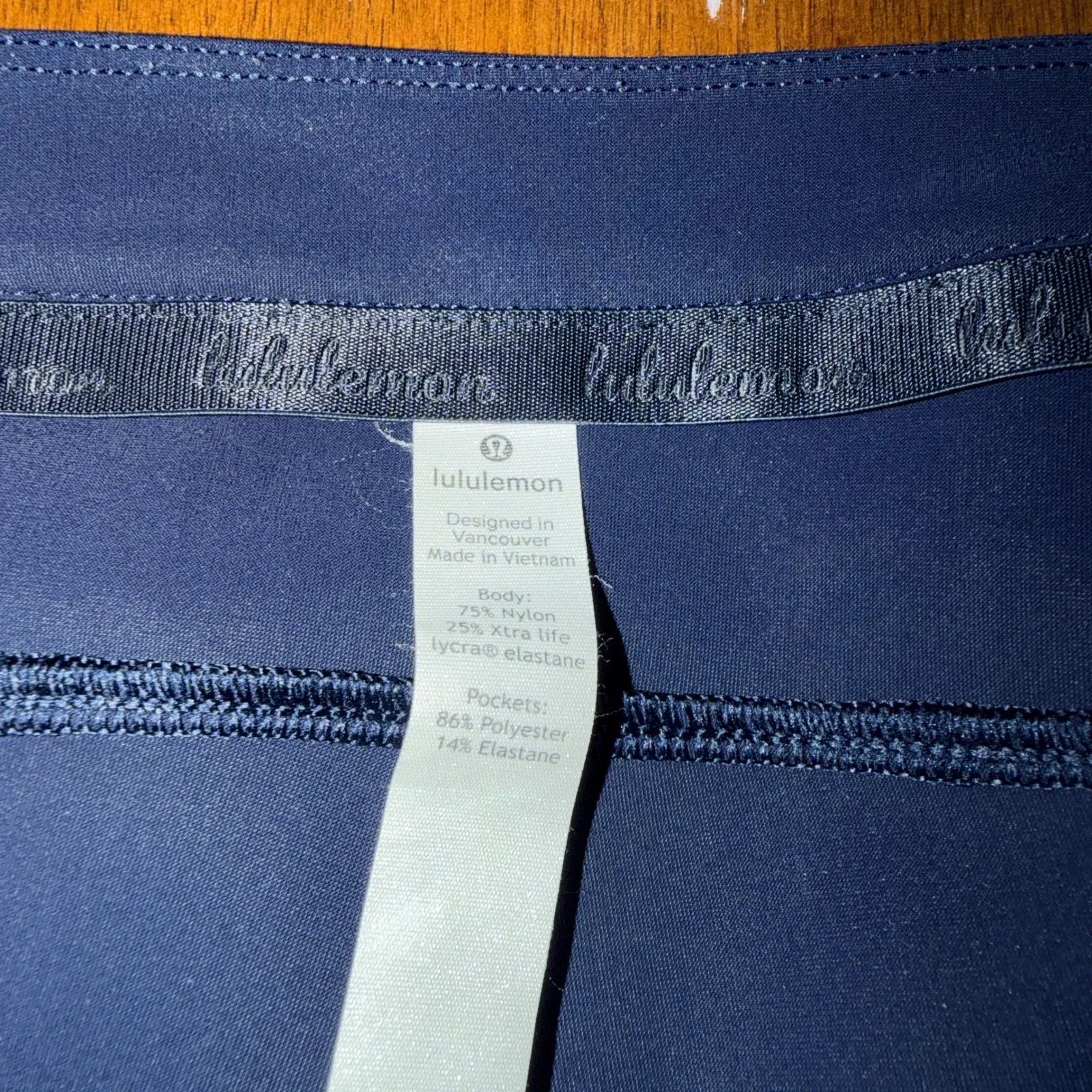 Lululemon On The Move Ankle Pant Navy Blue Size 6 Business Casual Athletic - Image 10