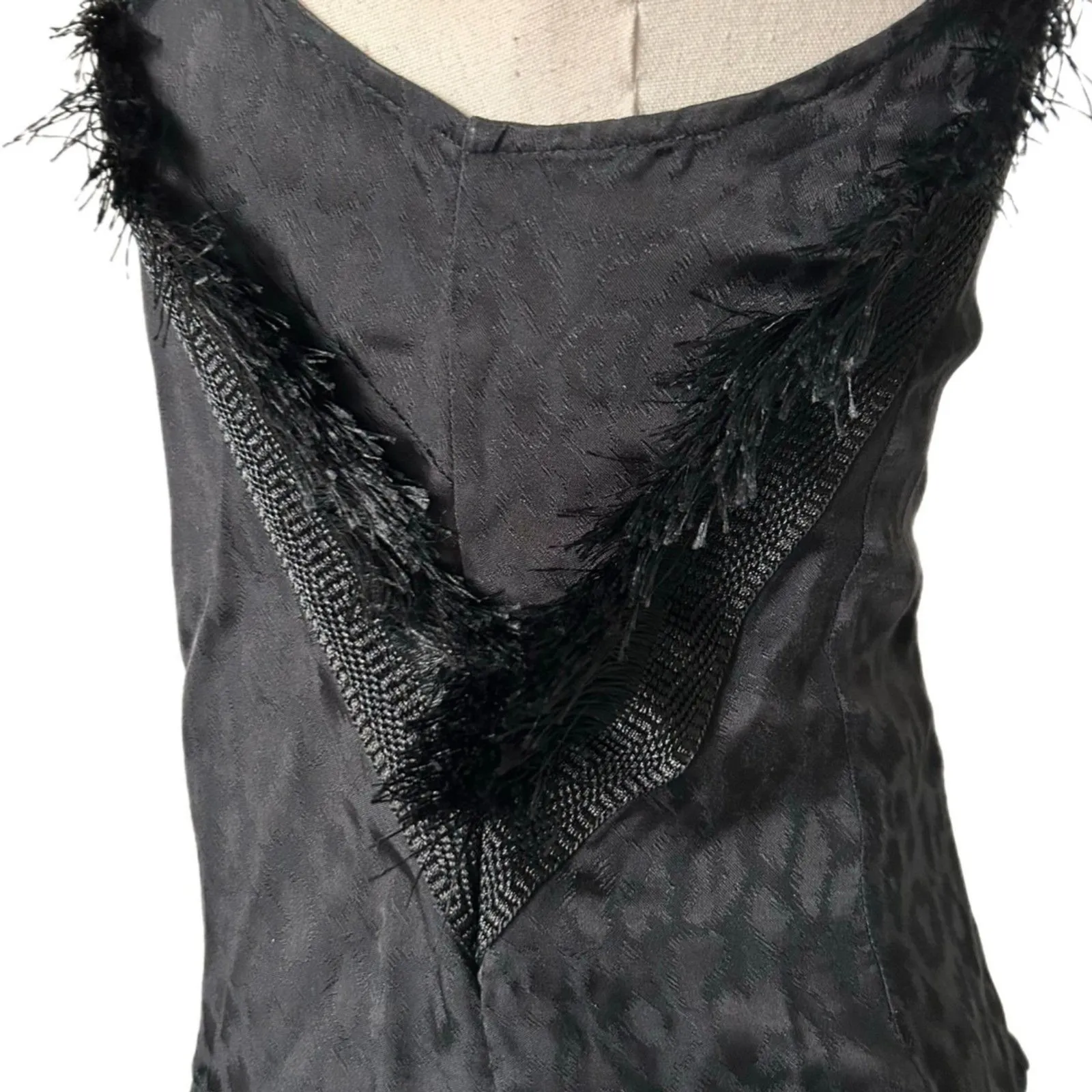 Alice McCall The One Top and Star Boy Short Set in Black with Fringe Trim Size 4 - Image 4