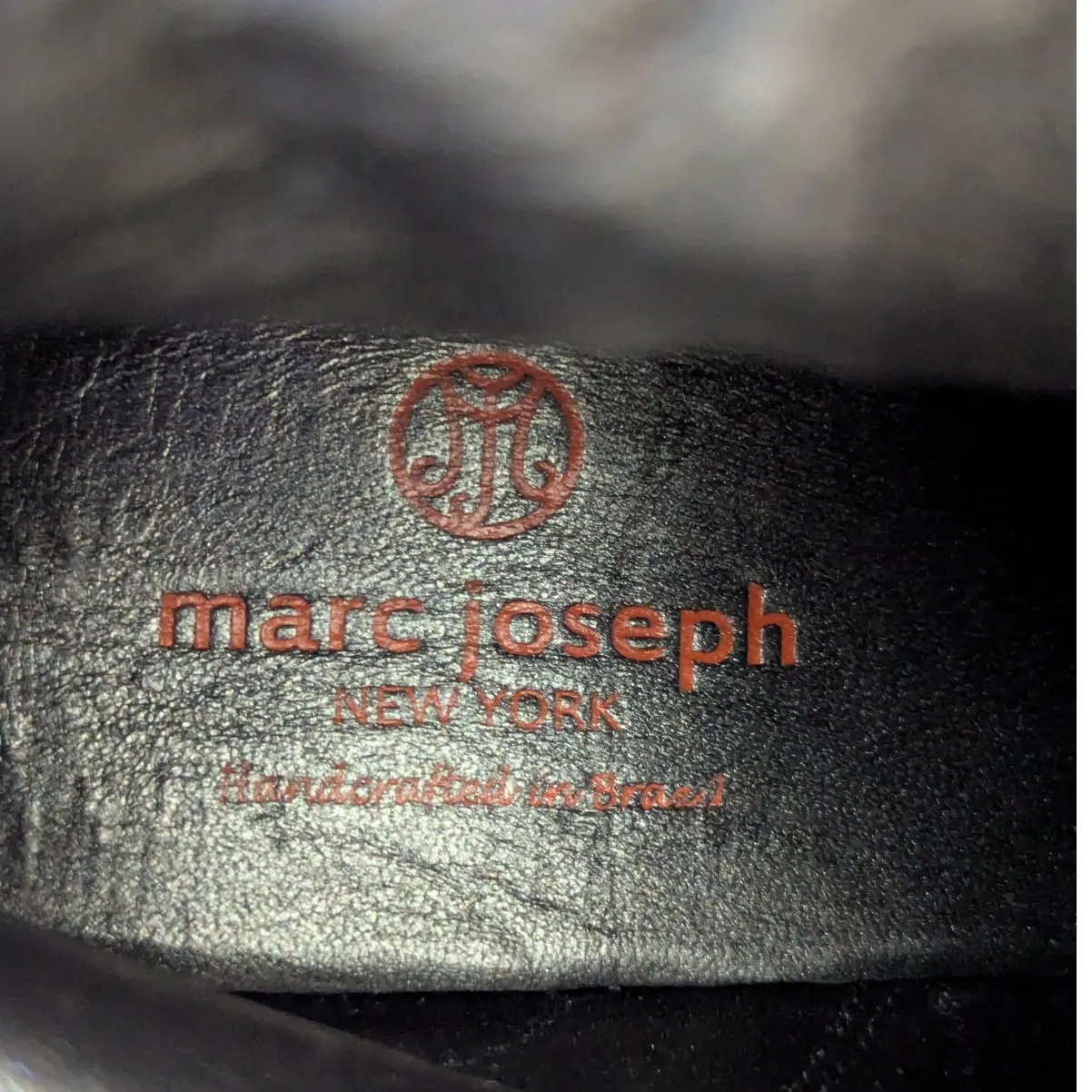 Marc Joseph Madison Bootie Brown Leather Heeled Boots Ankle Womens 9 Buckle Zip - Image 8