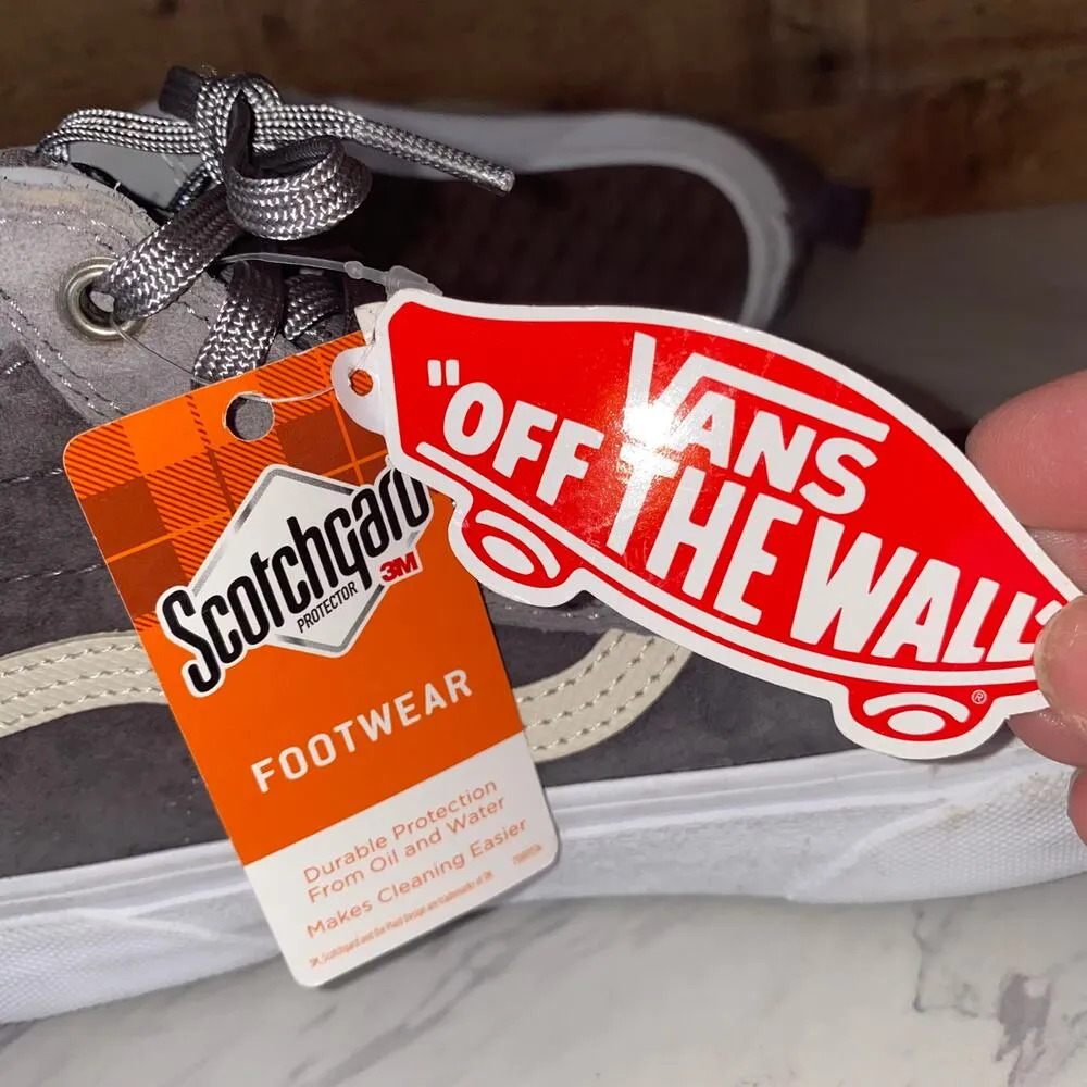 Vans Grey SK8-Hi Rabbit Frost Skate Shoes New with tags Mismatched - Image 11