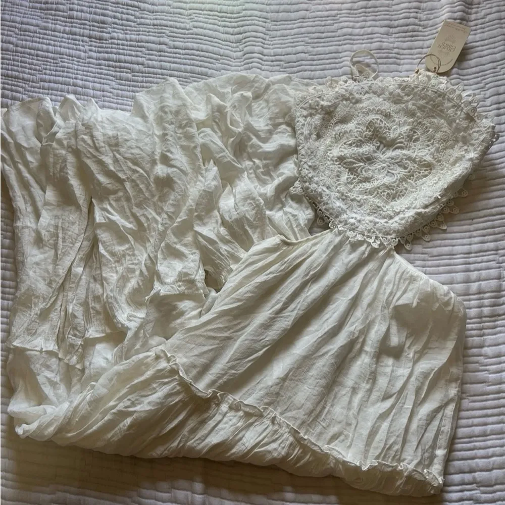 VESTIDO LONGO ZADIE OFF WHITE - Image 8