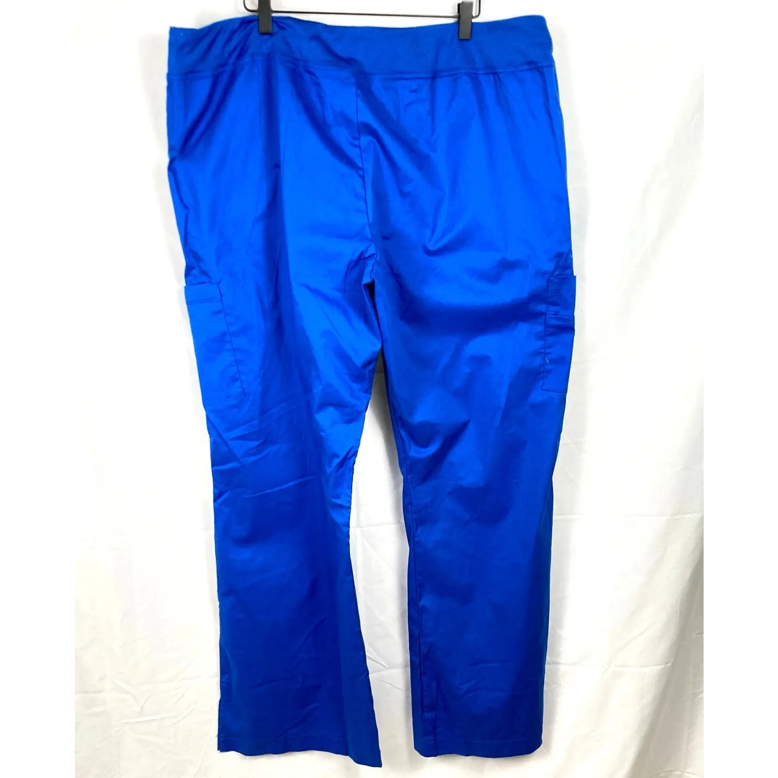 Allure White Cross Womens 2XL Royal Blue Yoga Stretch Scrub Pants Medical 351 Size 2X - Image 2