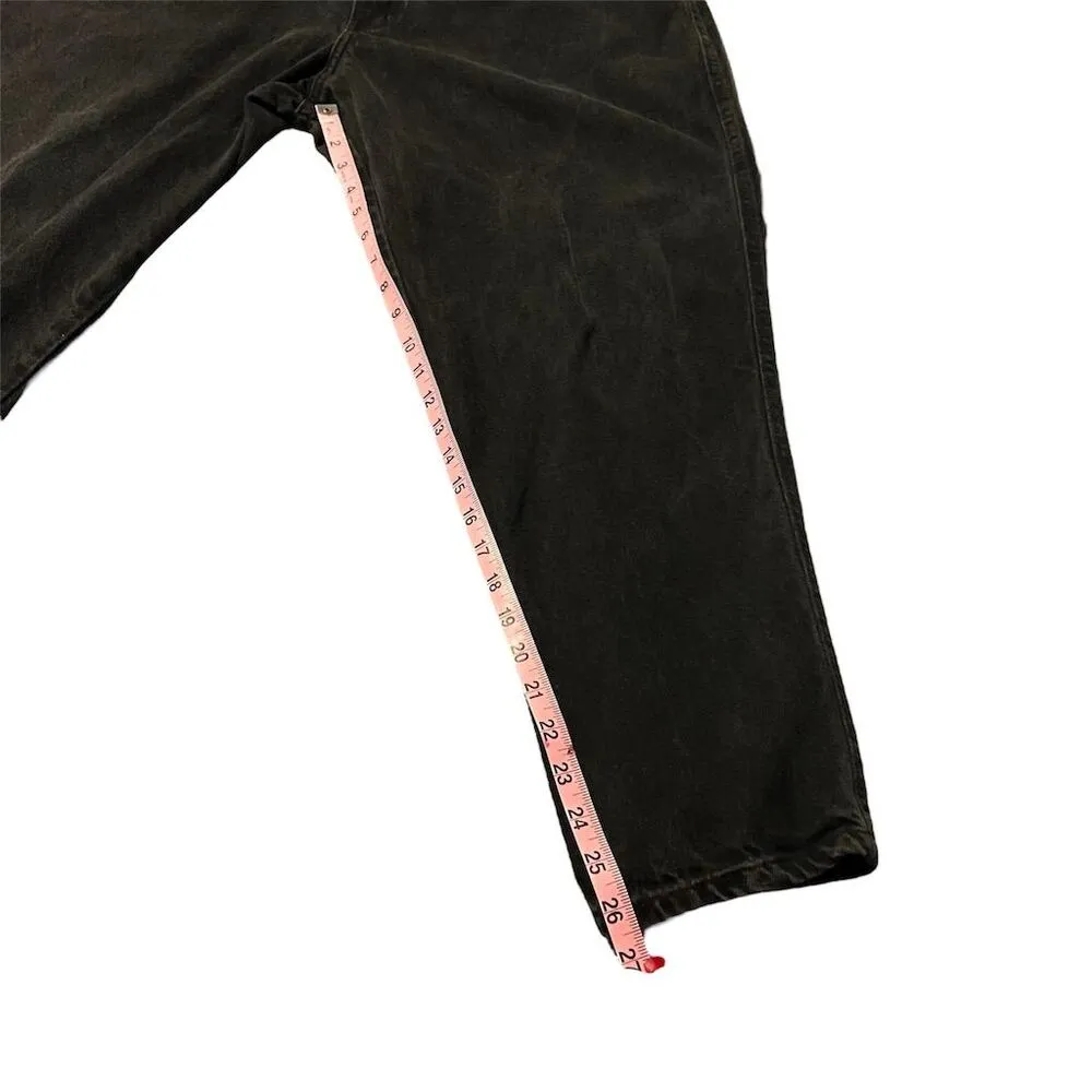 Vintage 90s L.A. Blues Women's Plus Size 18 Black Relaxed Denim Jeans - Image 7